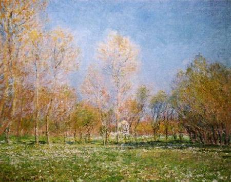 Springtime at Giverny, Claude Monet